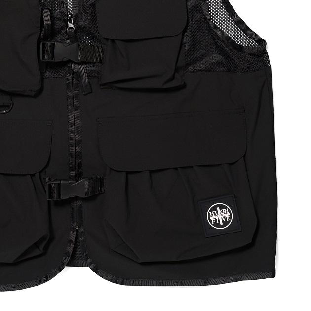 ハイファイブファクトリー フィッシングベスト (Fishing Vest) ブラック M｜casting｜02