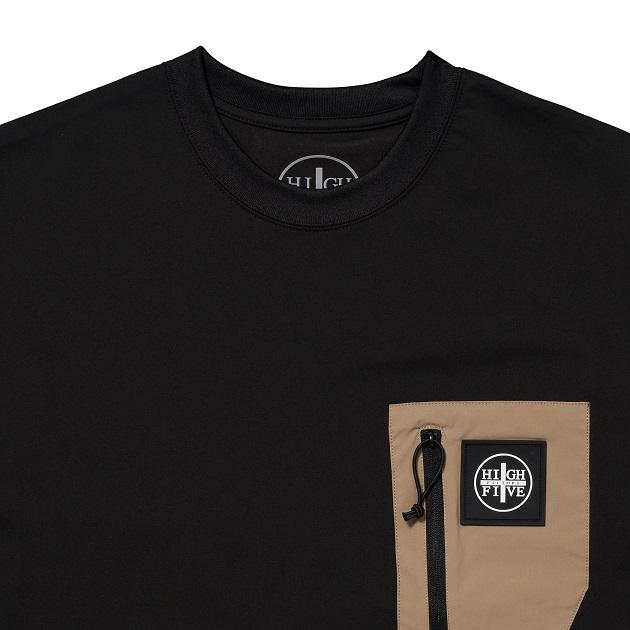 ハイファイブファクトリー ドライポケットTシャツ (Dry Pocket T Shirts) ブラック S｜casting｜02