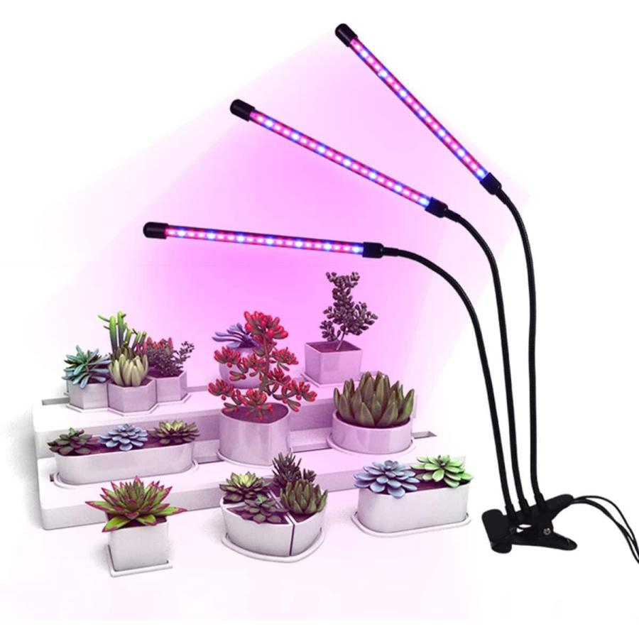 植物育成ライトLED クリップ式 格安人気 30W 植物用ledライト タイマー機能 3H 9H 成長期用 通販 12H USB給電式 省エネ アーム360°調整 調光可能