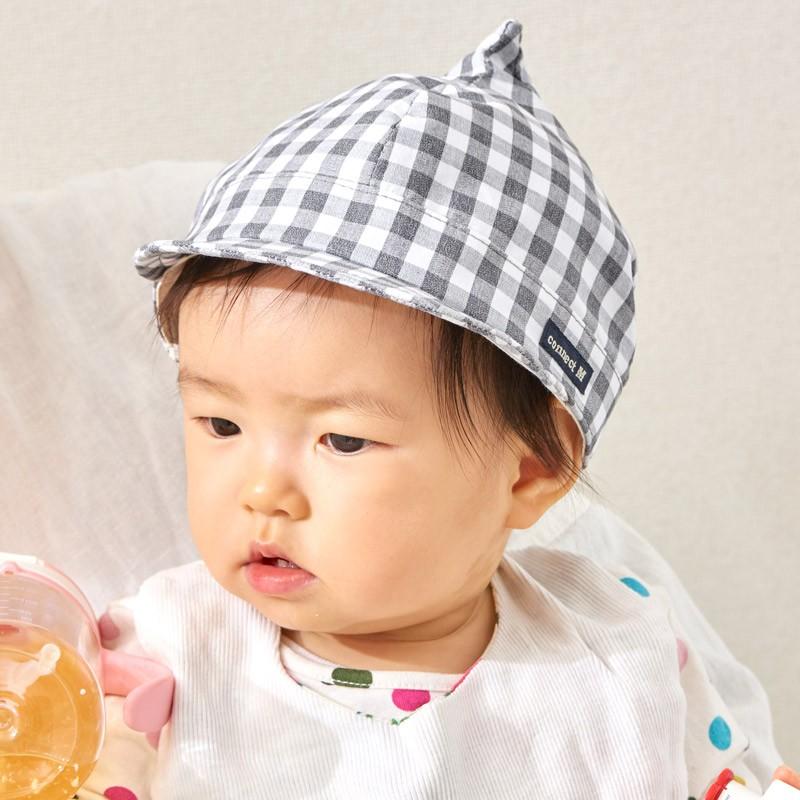 アウトレット セール ベビー 帽子 春夏用 赤ちゃん 日よけ Uvカット 保育園 あご紐付き ゴム 6ヵ月 1歳 46cm 48cm デザインとんがり キャップ By Dtc ゆるい帽子 ヘアバンド Casualbox 通販 Yahoo ショッピング