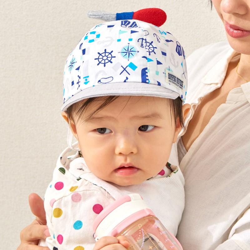アウトレット セール ベビー 帽子 春夏用 赤ちゃん 日よけ Uvカット 保育園 あご紐付き ゴム 48cm 6ヶ月 1歳 おしゃれ マリンプロペラ キャップ By Mpc ゆるい帽子 ヘアバンド Casualbox 通販 Yahoo ショッピング