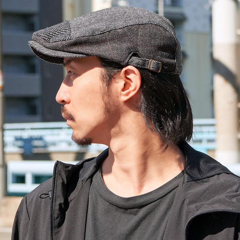 ハンチング帽 帽子 メンズ 50代 60代 シニア ゴルフ おしゃれ 秋冬用 高齢者 へリンボーンツイード ハンチング Hn Hbt ゆるい帽子 ヘアバンド Casualbox 通販 Yahoo ショッピング