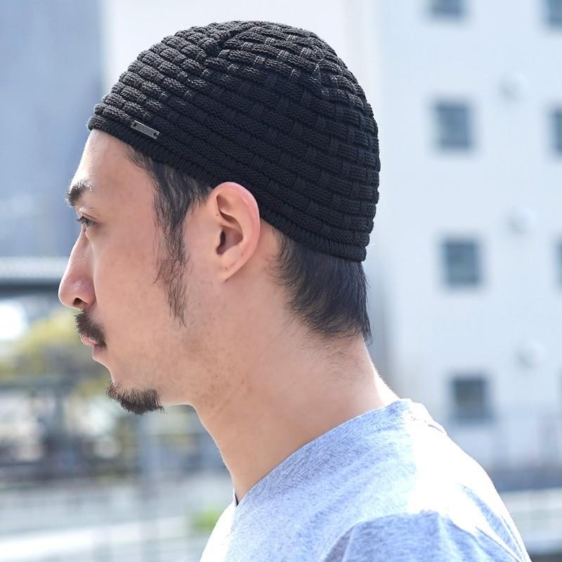 イスラムキャップ イスラム帽子 メンズ ニットキャップ ニット帽子 ブロックコットン 浅め ビーニー 期間限定今なら送料無料 イスラムワッチ 春夏