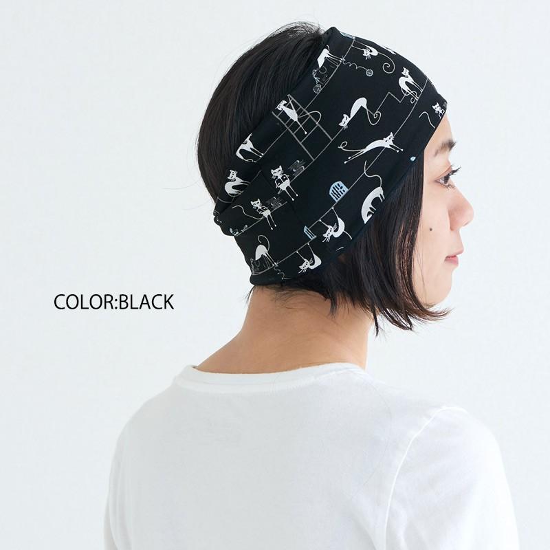 ヘアバンド ヘアターバン ヘッドバンド レディース メンズ 綿100 おしゃれ 猫柄 キャット オーガニックコットン ターバン ヘアバンド Th Cat ゆるい帽子 ヘアバンド Casualbox 通販 Yahoo ショッピング