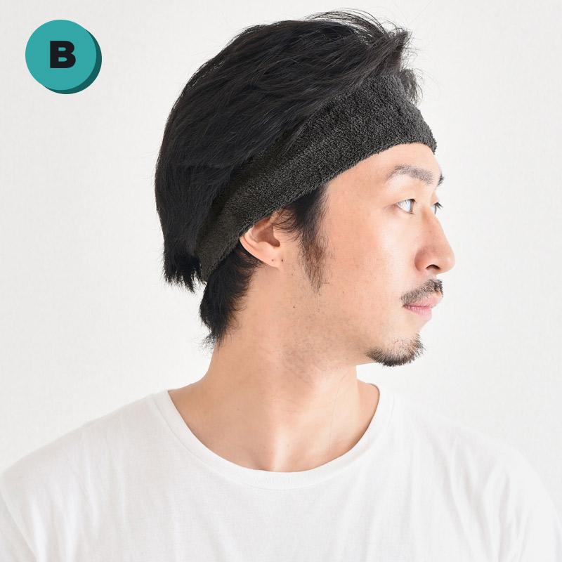 ヘアバンド ヘッドバンド ヘアターバン スポーツ メンズ 汗止め