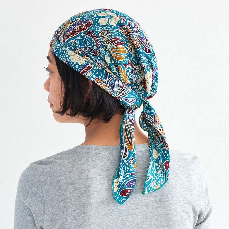 バンダナキャップ 三角巾 おしゃれ レディース メンズ かわいい 飲食店 医療用帽子 抗がん剤 レーヨンギャザー ターバンワッチ バティック Tw Cgt ゆるい帽子 ヘアバンド Casualbox 通販 Yahoo ショッピング