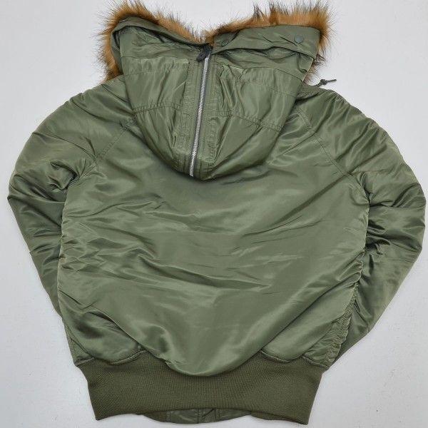 【N-2B】【Mサイズ】【USA製】【ビンテージ】【アルファ】【定番カーキ】 Alpha Industries（アルファ・インダストリーズ） ALPHA アルファ