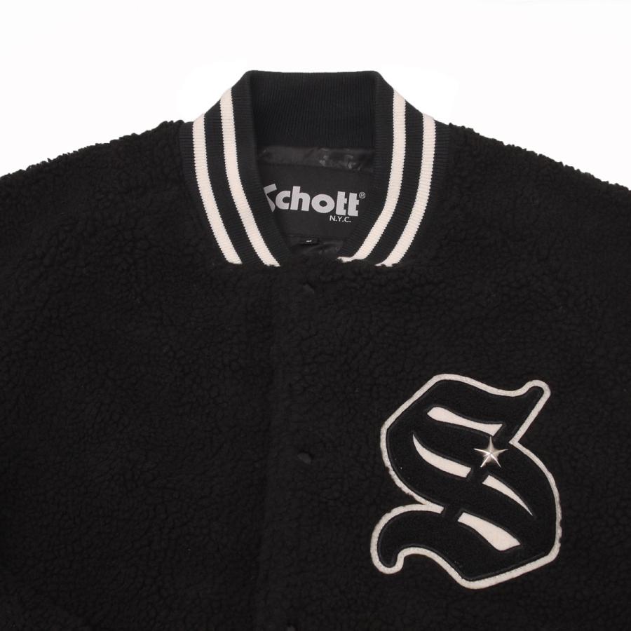 Schott N.Y.C（ショット） Schott 3122074 ボア素材 スタジャン エンブ