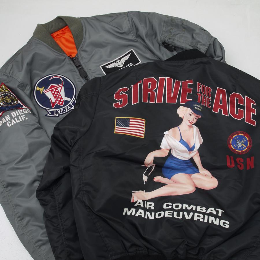 Avirex ピンナップガール Ma 1 Pinup Ma 1 Vf 24 Casual Co Jp 通販 Yahoo ショッピング