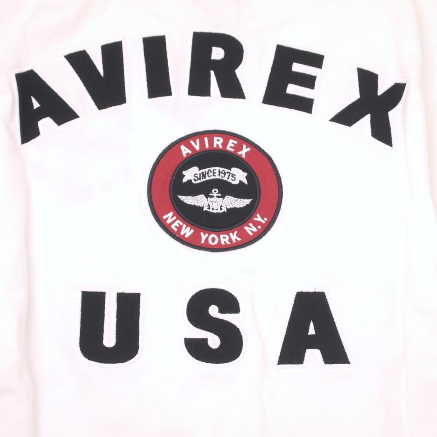 AVIREX アヴィレックス(アビレックス)  6123346  AVIREX VARSITY LOGO T-SHIRT バーシティー半袖Tシャツ｜casualcojp｜05