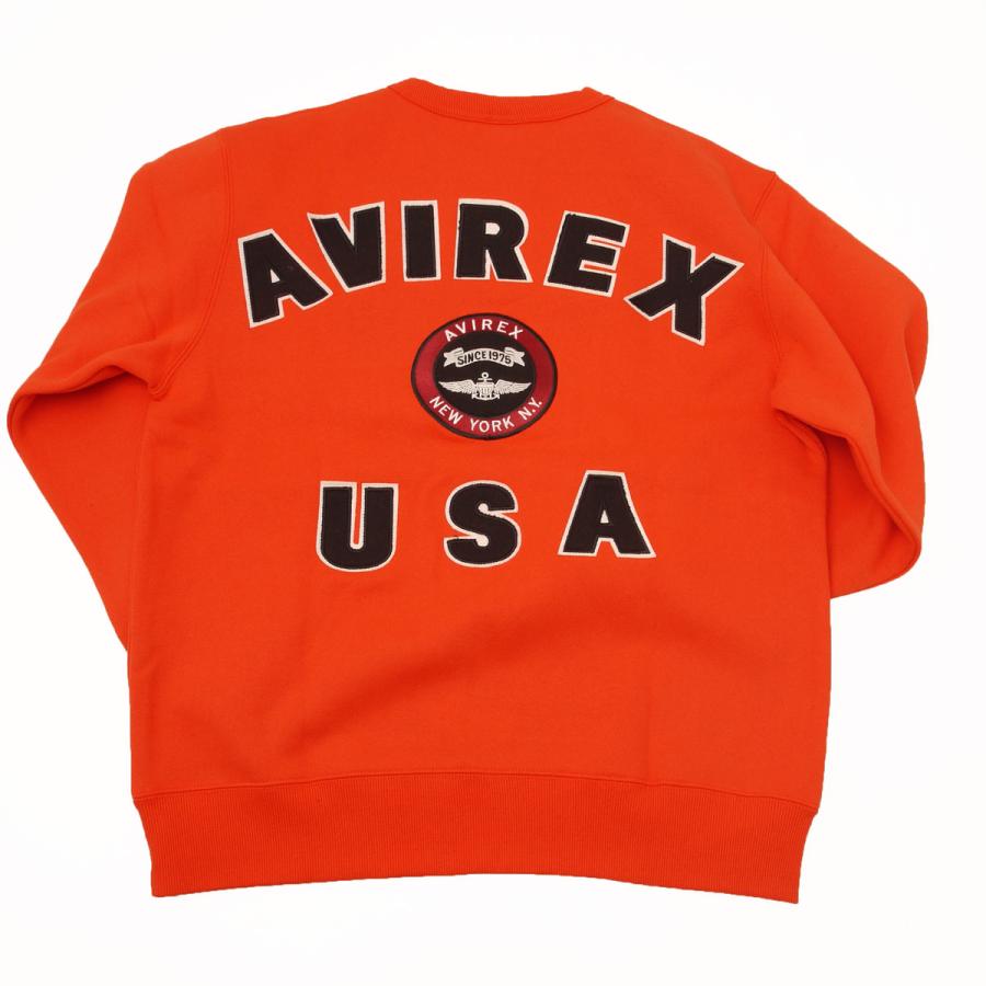 AVIREX（アヴィレックス） 6123446 ワッペンバーシティ クルーネック