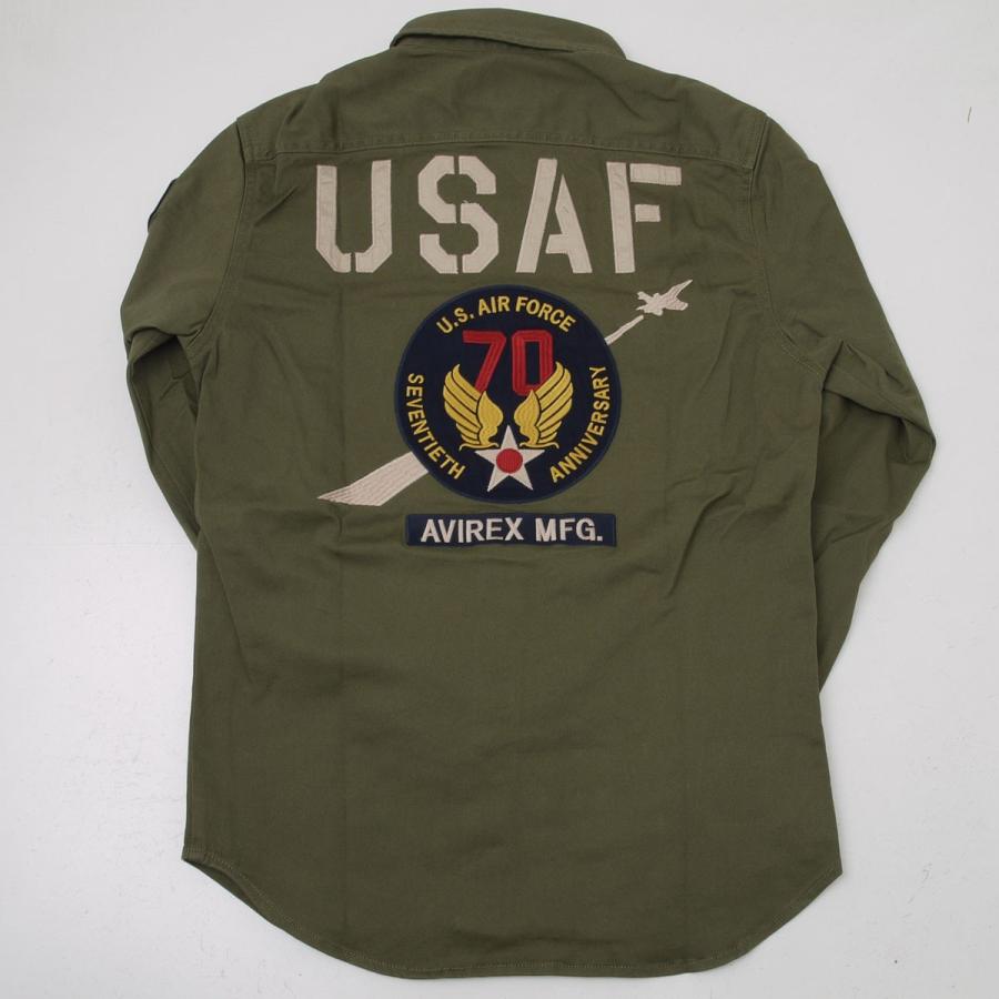 大人の上質 AVIREX 空軍70th記念モデル オリーブ XLサイズ tdh