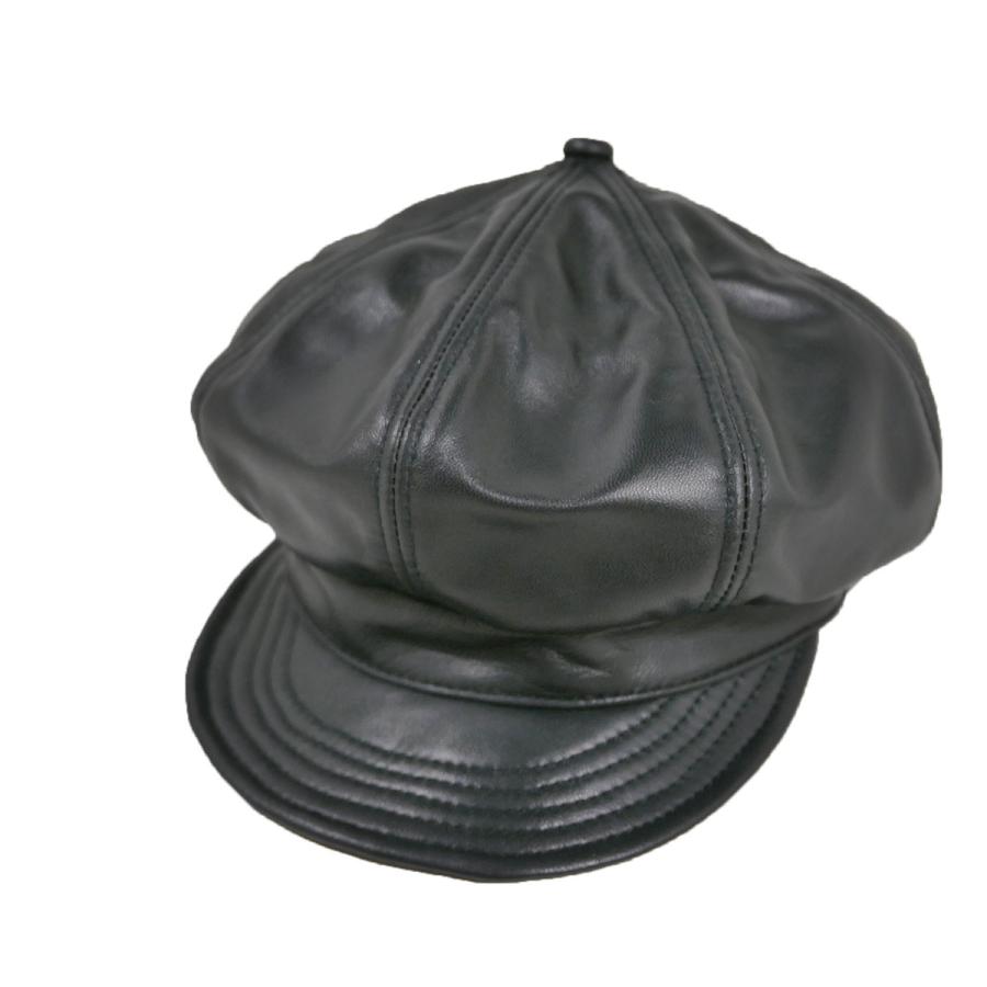 Schott ショット レザー キャスケット 羊革 ニュースボーイキャップ