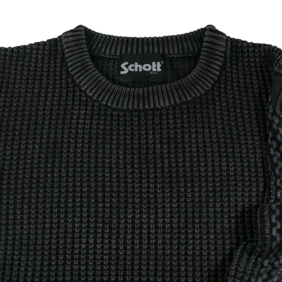 Schott N.Y.C（ショット） Schott 782-3240001 DULL COL CABLE SWEATER