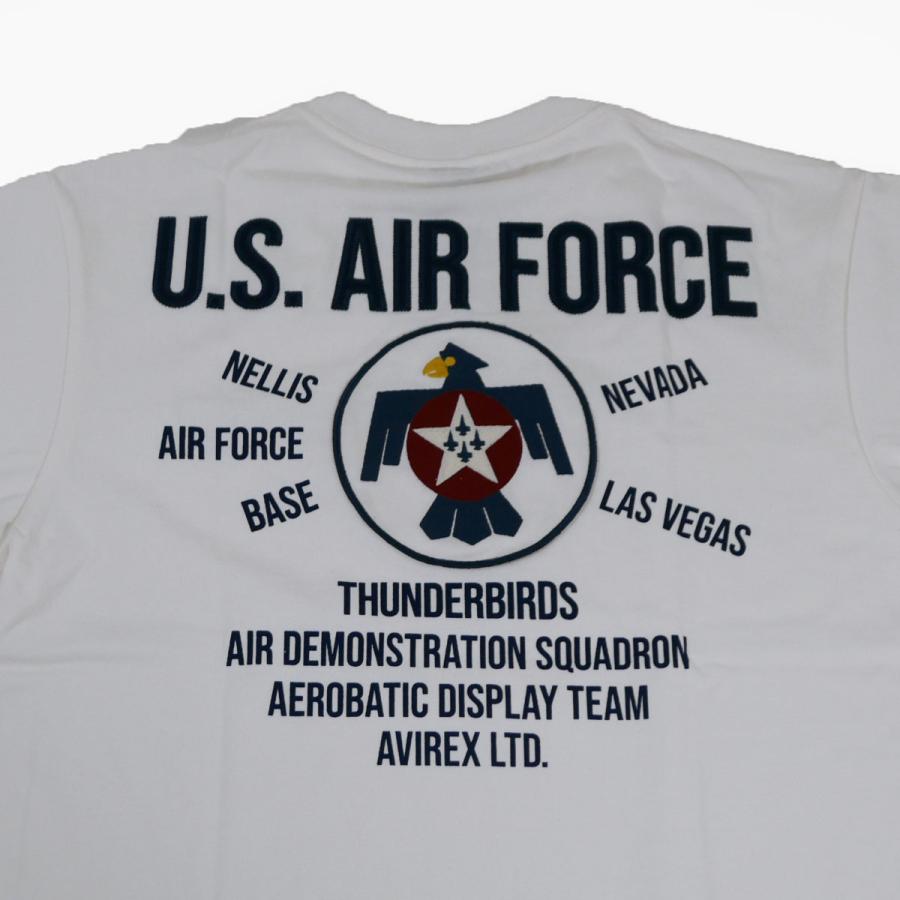 AVIREX アヴィレックス(アビレックス)  783-3134052 USAF THUNDERBIRDS PATCH サンダーバーズ パッチド Tシャツ 半袖Tシャツ｜casualcojp｜03
