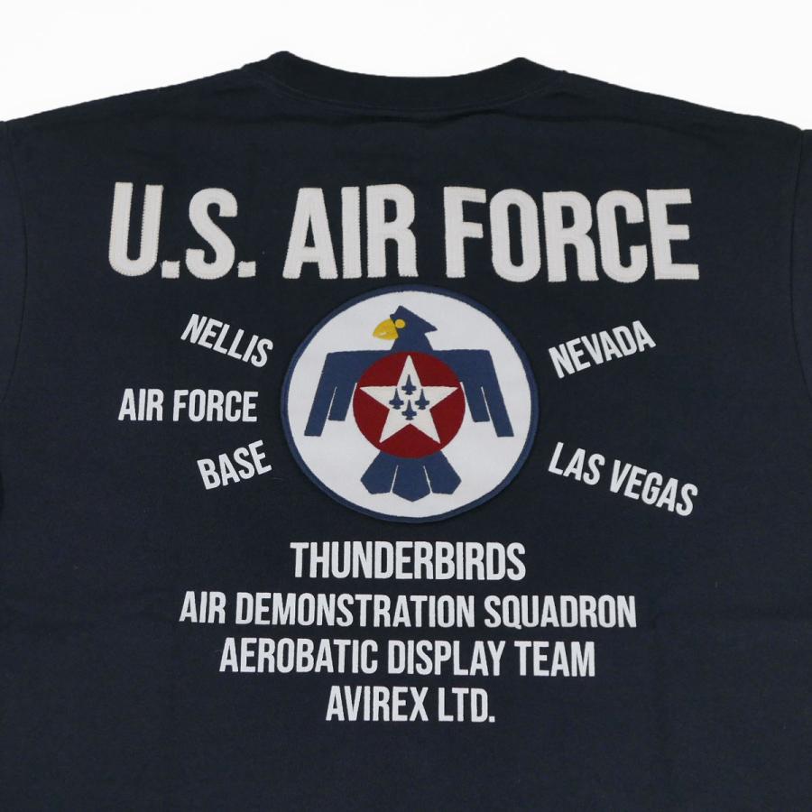 AVIREX アヴィレックス(アビレックス)  783-3134052 USAF THUNDERBIRDS PATCH サンダーバーズ パッチド Tシャツ 半袖Tシャツ｜casualcojp｜07
