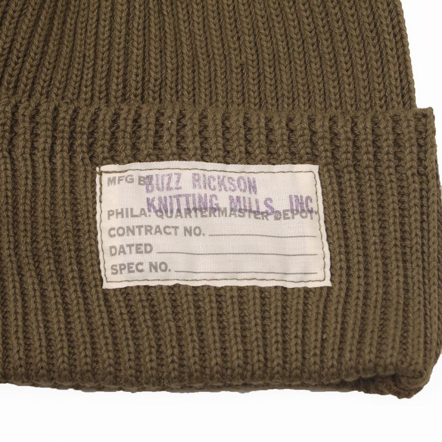 バズリクソンズ BR02734 GEORGE A.F.B CALIFORNIA WATCH CAP COTTON VERSION　ステンシル ワッチキャップ ニット帽 綿100％｜casualcojp｜07