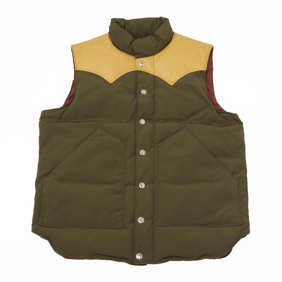 シュガーケーン ダウンベスト SUGAR CANE（シュガーケーン） ダウンベスト SC12340 レザーヨーク