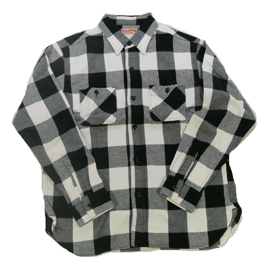 SUGAR CANE シュガーケーン SC29357 長袖ネルシャツ TWILL CHECK WORK