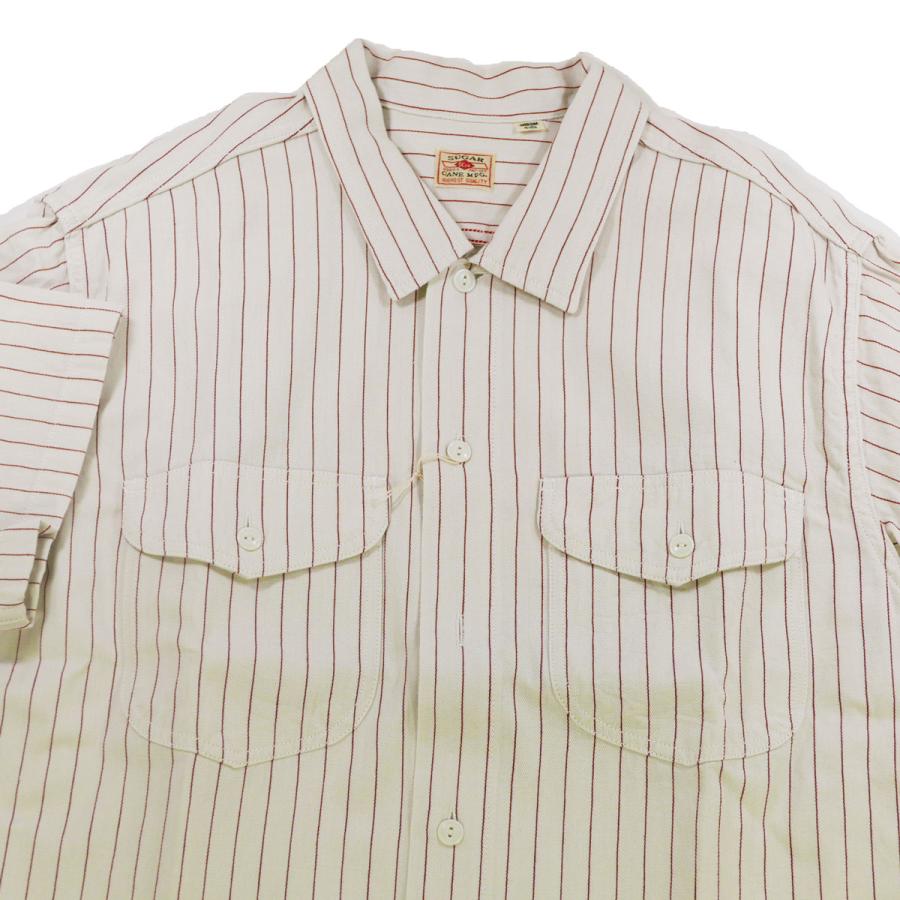SUGAR CANE SUGARCANE シュガーケーン SC38699 COKE STRIPE WORK SHIRT