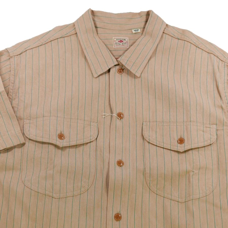 SUGAR CANE SUGARCANE シュガーケーン SC38699 COKE STRIPE WORK SHIRT