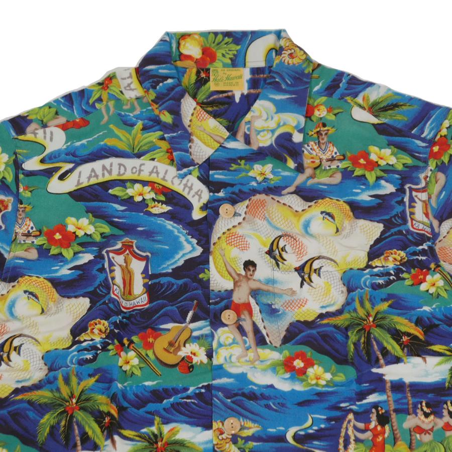 SUN SURF サンサーフ アロハシャツ 半袖 Lサイズ SUN SURF 東洋 SS39059 サンサーフ SPECIAL EDITION LAND OF ALOHA