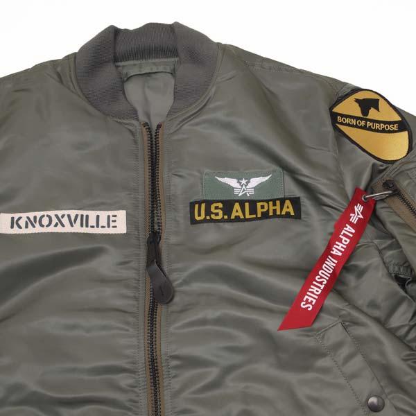 Alpha Industries ALPHA アルファ TA0457 MA-1 AIRCREW PATCH Alpha Industries ALPHA アルファ TA0457 MA-1 AIRCREW PATCH