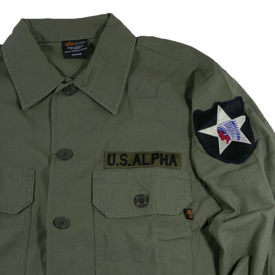 Alpha Industries ALPHA アルファ TS5135 長袖 パッチド Alpha Industries ALPHA アルファ TS5135 長袖 パッチド