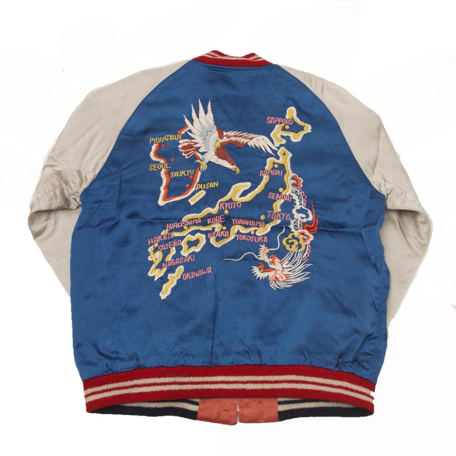 TAILOR TOYO 東洋 TAYLOR TT15277 港商 スカジャン JAPAN MAP × EAGLE