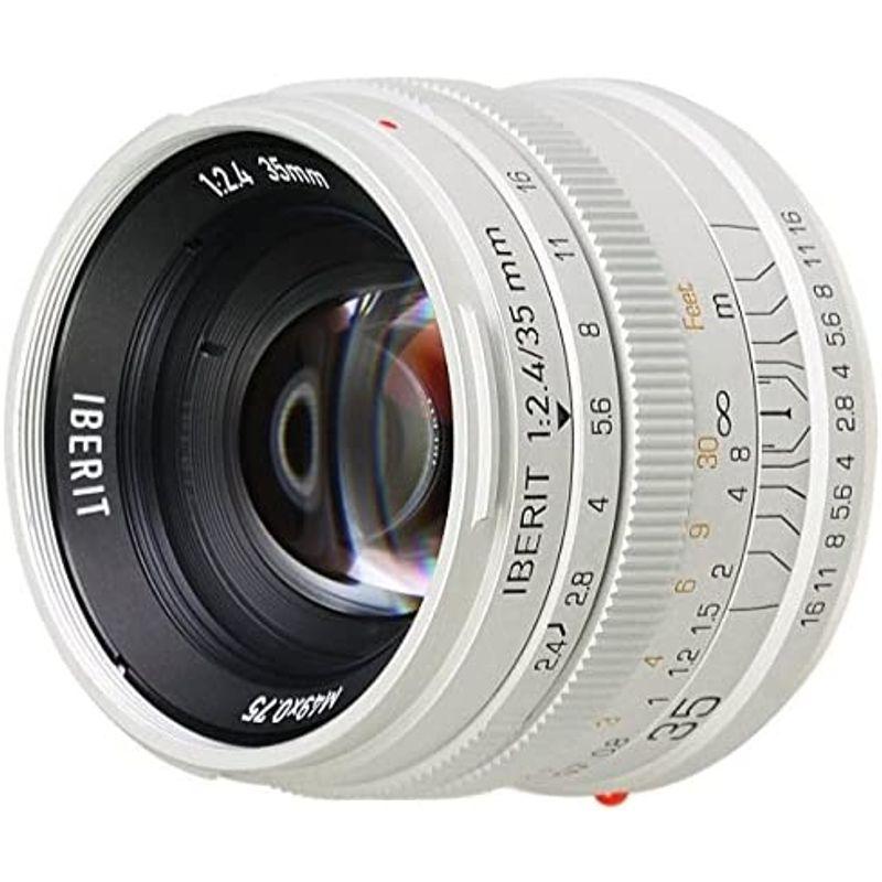 KIPON 単焦点レンズ IBERIT (イベリット) 50mm F 2.4レンズfor Fujifilm Xレンズ Frosted S  トイカメラ（フィルム）