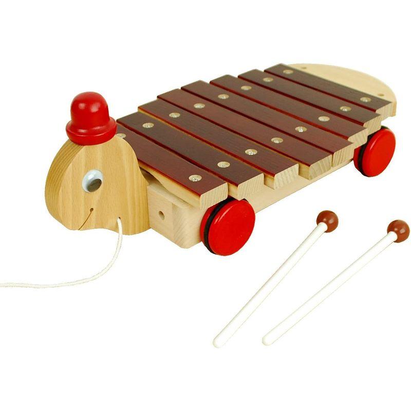 日本製木のおもちゃカメさんシロホン 