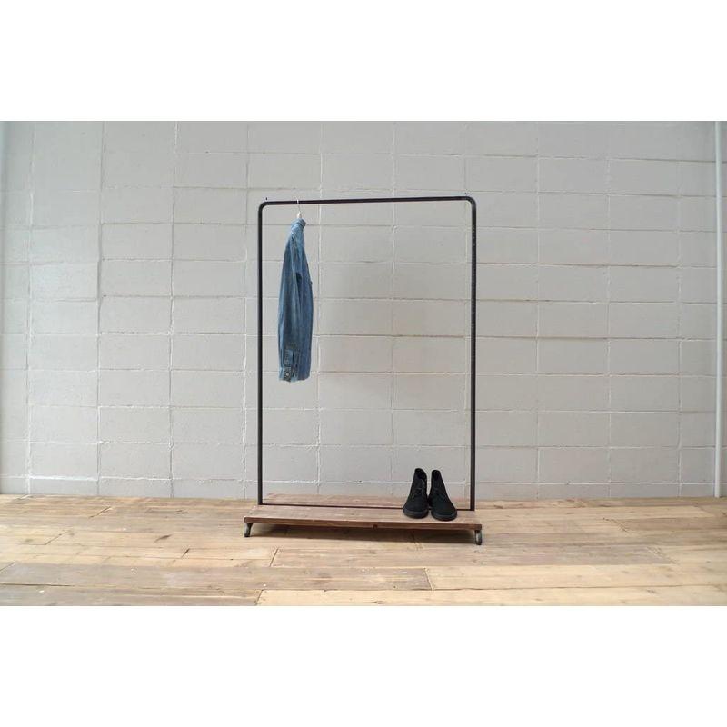 W STANDARD/HR06-140 インダストリアル アイアンハンガーラック W STANDARD インダストリアル アイアンハンガーラック スチール製 HR06