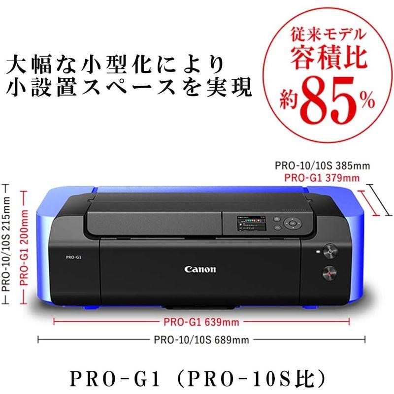 キヤノン Canon インクジェットプリンター imagePROGRAF PRO-G1 Wi-Fi 有線LAN搭載 A3ノビ対応 顔料10色