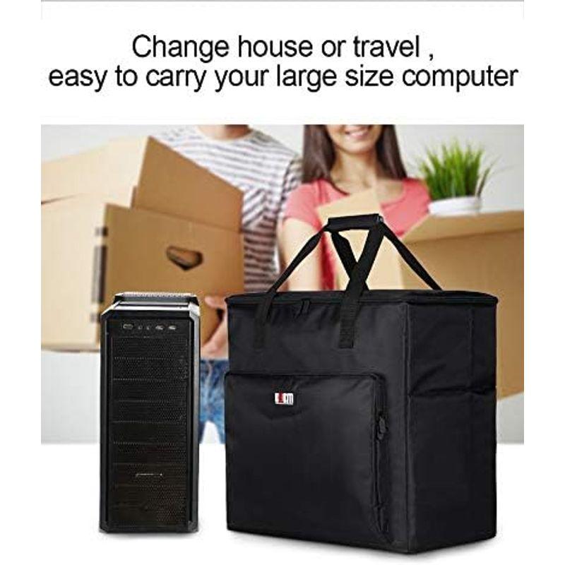 BUBM デスクトップ PC コンピューター 旅行用 ストレージ キャリーケース バッグ コンピュータ メインプロセッサケース モニター キ デスクトップ PC コンピューター 旅行用 ストレージ キャリーケース バッグ コンピュータ メインプロセッサケース モニター