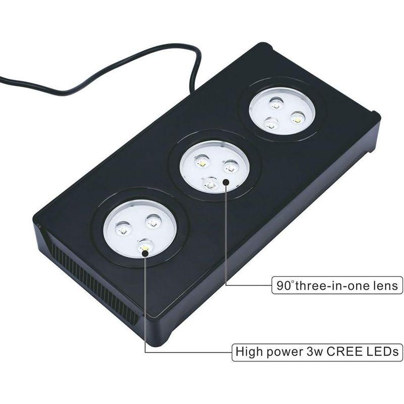 METIS LED 水槽ライト アクアリウムライト 海水魚 サンゴ 海水槽 照明 調光 LED3個 高光度 長寿命 強力 水族館 組立簡単 サンゴ LED 水槽ライト アクアリウムライト 海水魚 海水槽 照明 調光 LED3個 高光度 長寿命 強力 水族館 組立簡単