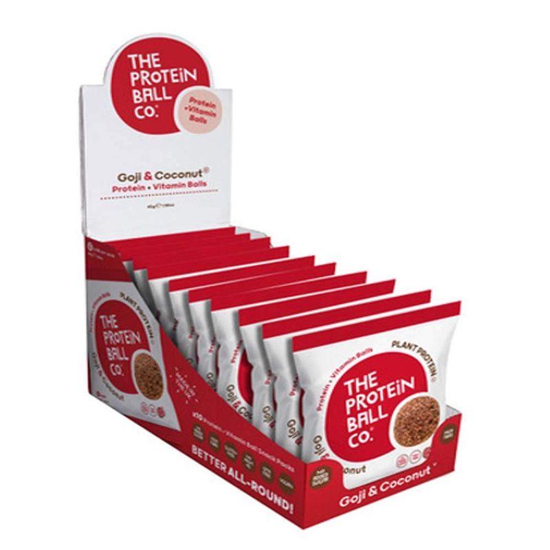 The Protein Ball Co. プロテイン＋ビタミンボール ゴジココナッツ 45g×10袋×1ケース 20231213113409