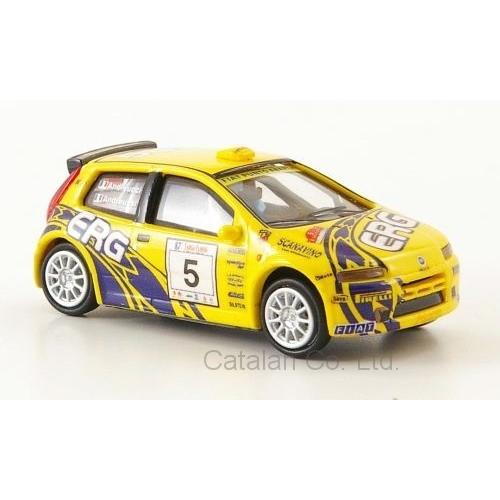 1/87 フィアット プント ラリー タルガフローリオ Fiat Punto Rally No.5 ERG Targa Florio 2003 Andreucci Andreussi Ricko 60サイズ｜catalan20