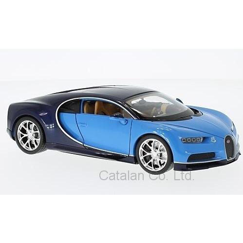 1/24 ブガッティ シロン ブルー 青 Bugatti Chiron blue 2016 Welly 60