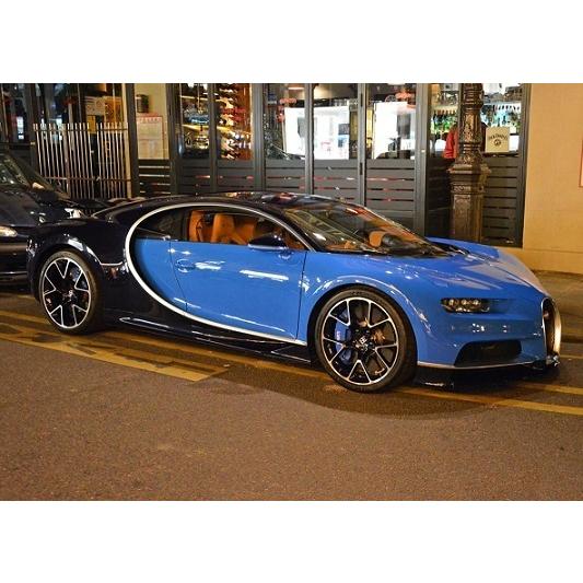 1/24 ブガッティ シロン ブルー 青 Bugatti Chiron blue 2016 Welly 60