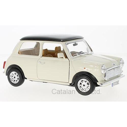 AUTOart 1/18 MINI COOPER ミニクーパー ミニカー 1/18 ミニ クーパー ベージュ 黒 ブラック Mini Cooper 1969 梱包