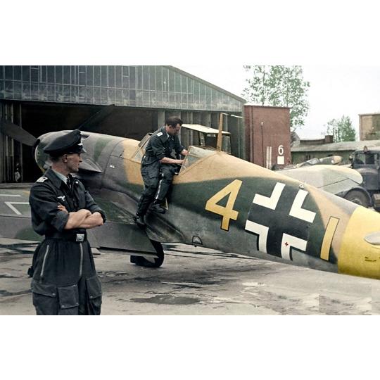 1/72 メッサーシュミット 撃墜王 Messerschmitt BF 109 F-4 Eberhard from Boremski 9/JG3 1:72 梱包サイズ80｜catalan20｜02