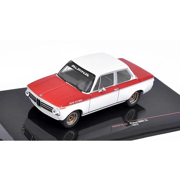 BMW2002 tiiアルピナ ミニカー1/43 1/43 アルピナ 赤 白 ホワイト レッド IXO BMW Alpina 2002 Tii white