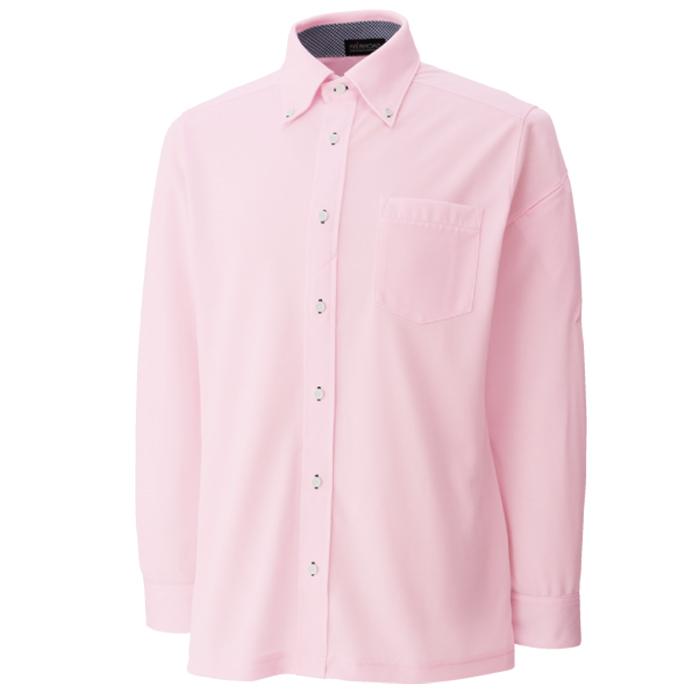 シャツ 長袖 大きい ニット ストレッチ ノーアイロン 4L 5L ピンク ポロシャツ ビジネス 吸汗速乾 消臭 送料無料｜catchshop｜11
