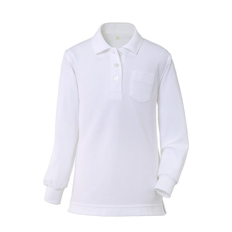 ポロシャツ 女子 長袖 形態安定 女の子 女児 キッズ ノンアイロン 速乾 学校 小学生 中学生 高校生 制服 学生服 女の子 子供 スクール 通学 送料無料 | Catch | 10