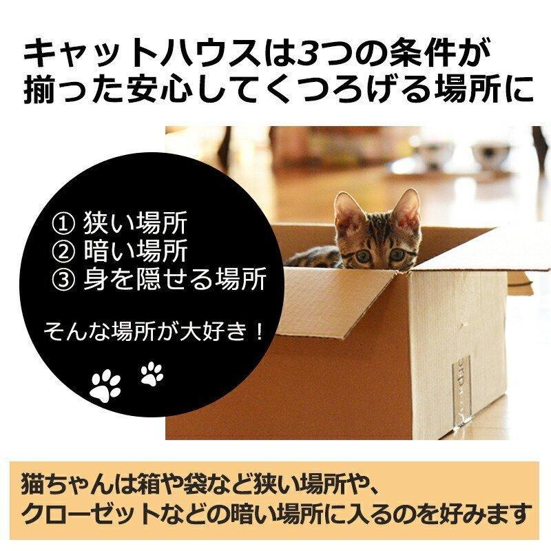 コンドミニアム 爪とぎ キャットハウス 猫 ねこ 優しい素材 高耐久 petique ネコ ダンボール キャットタワー おもちゃ 小型 大型 多頭飼い 2階建｜catfamily｜07