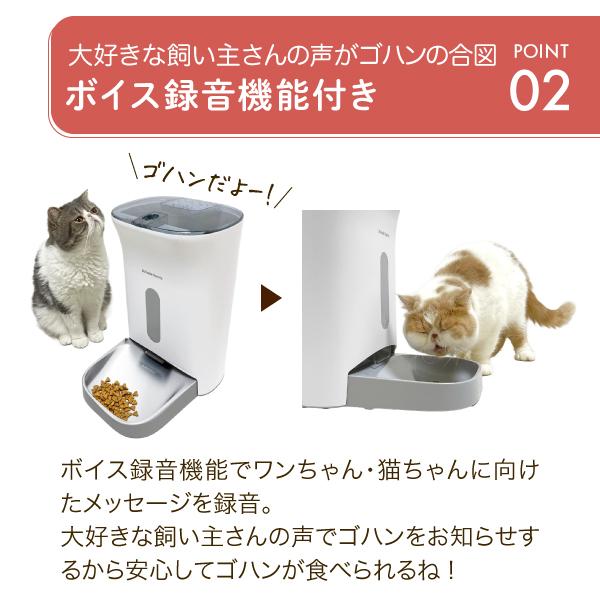 獣医師推奨 猫犬ごはん用 タイマー式自動給餌器 カリカリ 獣医師推奨 猫犬ごはん用 タイマー式自動給餌器 カリカリ