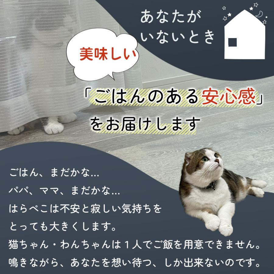 猫犬ごはん用 タイマー式自動給餌器 カリカリマシーンV2 乾燥剤ポケット搭載 電池 コンセント給電可能 安心日本メーカー1年保証サポート 最新 音声録音機能｜catfamily｜06