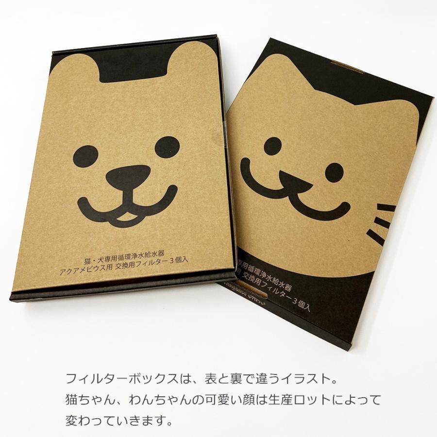 交換用フィルター 3か月分 猫 ＆ 犬 猫＆犬用 毎日きれいな水飲み器 アクアメビウス自動給水器用 交換用