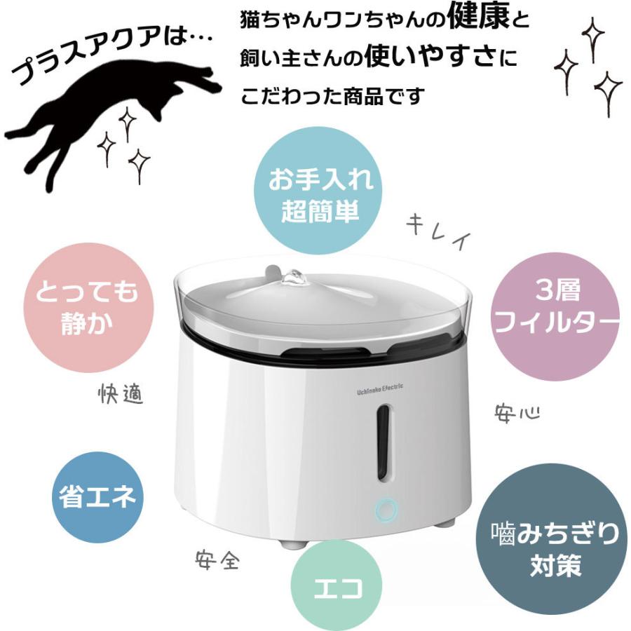 プラスアクア - ＋AQUA - 猫 犬 水飲み器 自動 循環浄水給水器 2l 超 