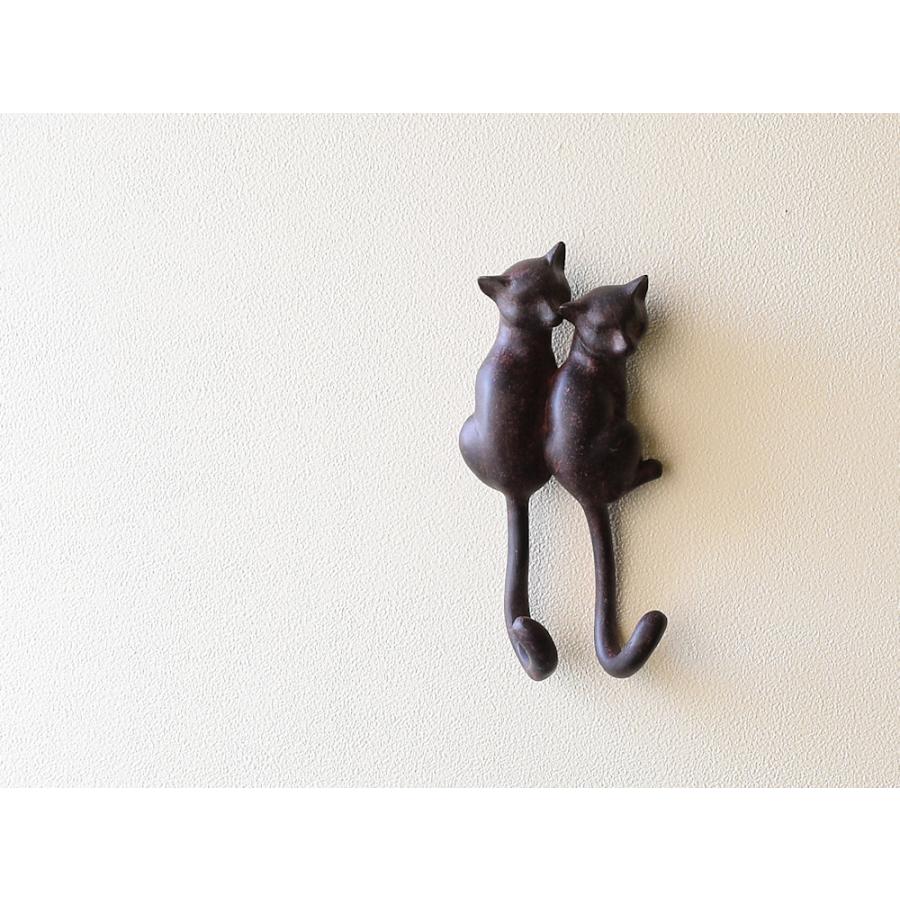 インテリアフック　ウォールインテリア 猫モチーフ かわいいオブジェ フック 壁飾り キュートキャット｜cathay-plus｜02